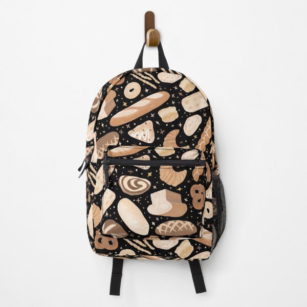Item preview, Bread Pattern - Different Types of Bread - black background designed and sold by EcoElsa.