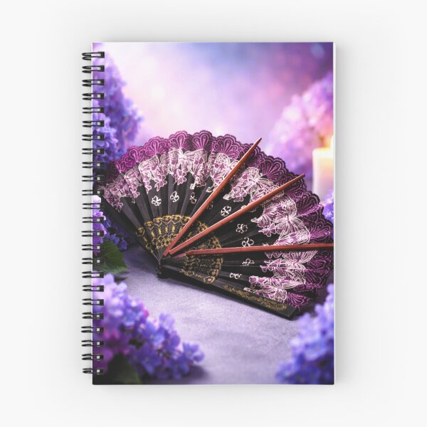 Item preview, Purple fan-in the candlelight with Hydrangea flowers designed and sold by CyndiEpps.