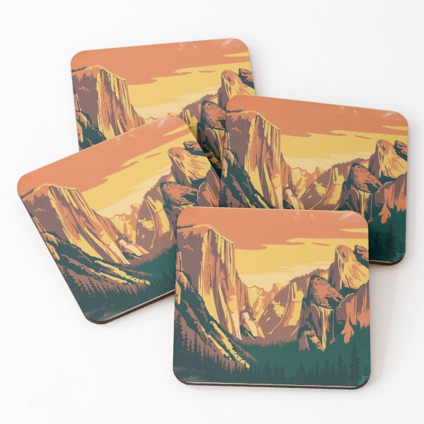 Item preview, Vintage Yosemite Style National Park Poster designed and sold by M&M Lifestyle Hub.