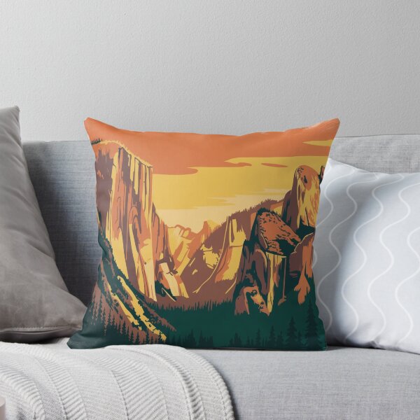 Item preview, Vintage Yosemite Style National Park Poster designed and sold by M&M Lifestyle Hub.