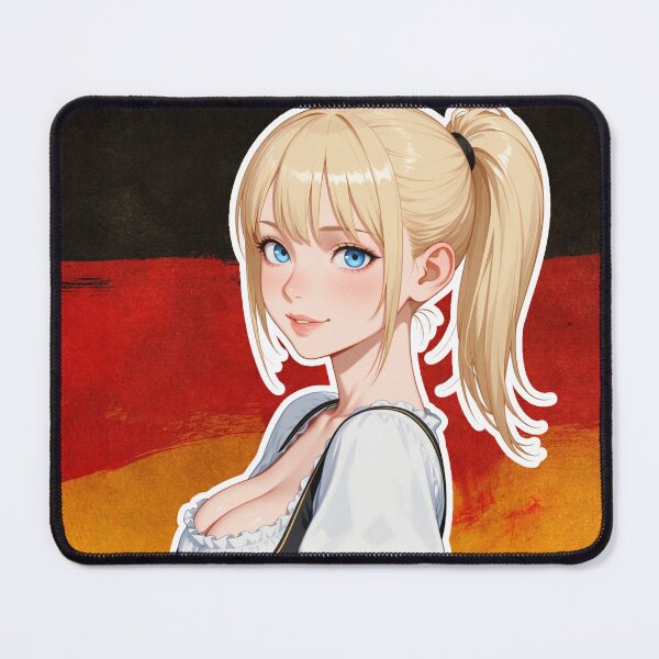 Item preview, German Dirndl Waifu Germany Football World Cup designed and sold by Shirt-Otakus.