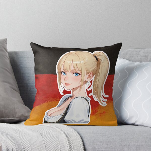 Item preview, German Dirndl Waifu Germany Football World Cup designed and sold by Shirt-Otakus.