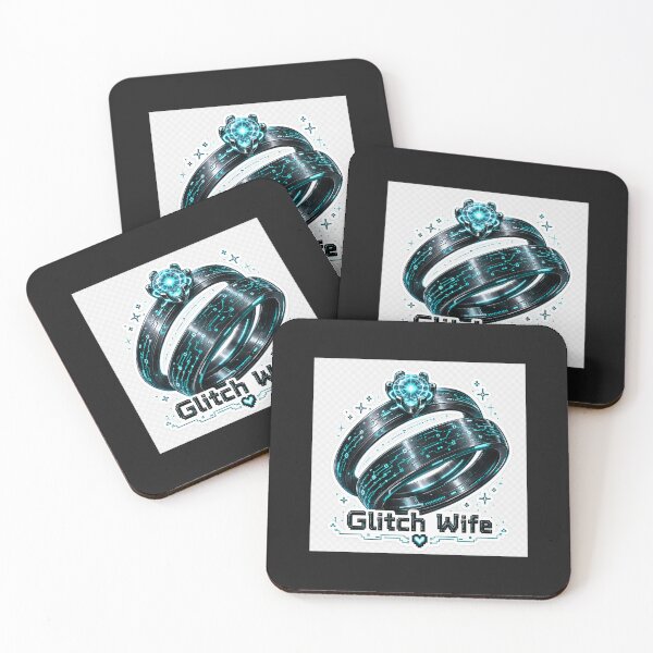 Item preview, Glitch Wife – Cyberpunk AI Wedding Ring  designed and sold by GlitchWifie.