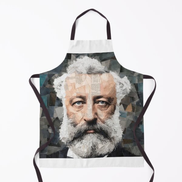 Item preview, Jules Verne – Literary Collage Portrait Art Print | Science Fiction Adventure Poster designed and sold by OzzFrequency.