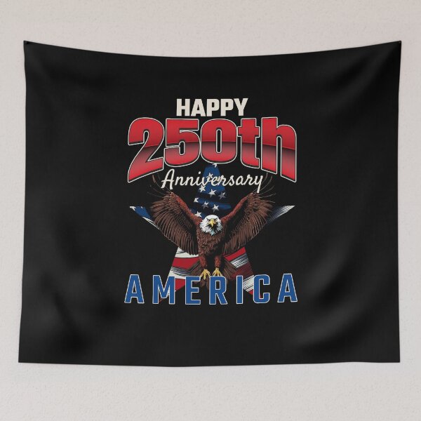 Item preview, Happy 250th Anniversary America designed and sold by TeePartyHost.