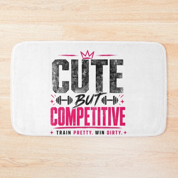 Item preview, Cute But Competitive Gym Girl Tee designed and sold by StoryInCode.