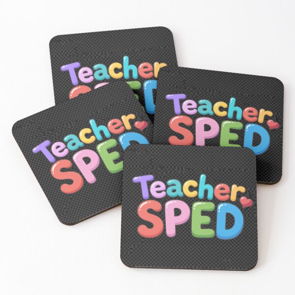 Item preview, “SPED Teacher – Colorful Bubble Letters” designed and sold by Petringo.