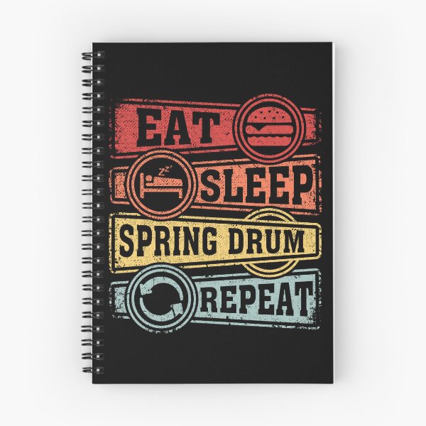Item preview, Eat Sleep Spring Drum Repeat designed and sold by GabbyKash.