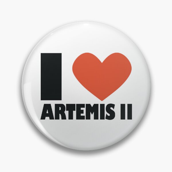 Item preview, I Heart Artemis II designed and sold by Green Crayon Art.