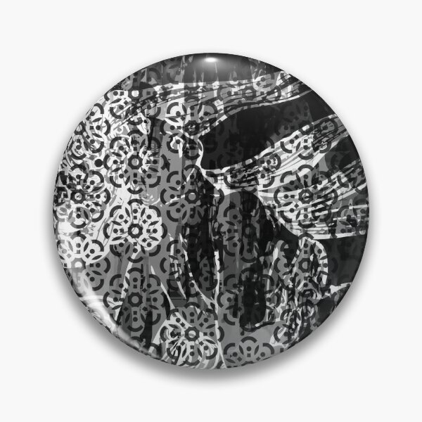 Item preview, ALPHONSE MUCHA FLORAL ABSTRACTION. BLACK/WHITE. designed and sold by 5hertz.