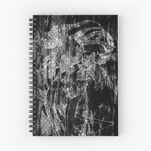 Item preview, ALPHONSE MUCHA FLORAL ABSTRACTION. BLACK/WHITE. designed and sold by 5hertz.