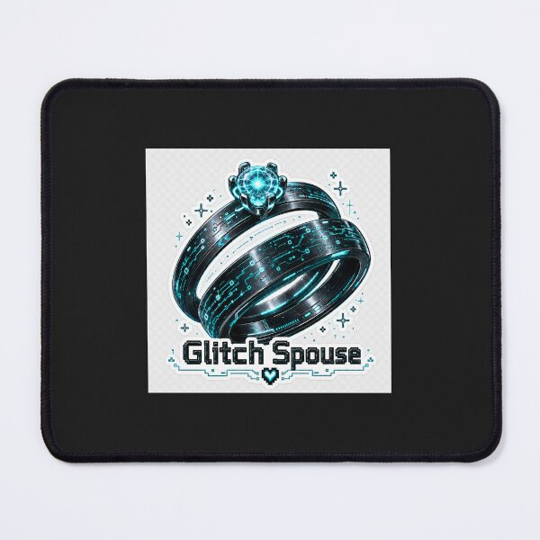 Item preview, Glitch Spouse – Cyberpunk AI Wedding Ring designed and sold by GlitchWifie.