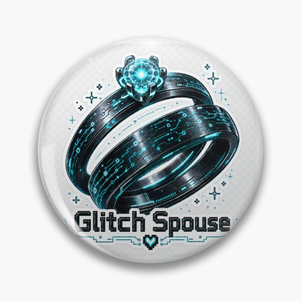 Item preview, Glitch Spouse – Cyberpunk AI Wedding Ring designed and sold by GlitchWifie.