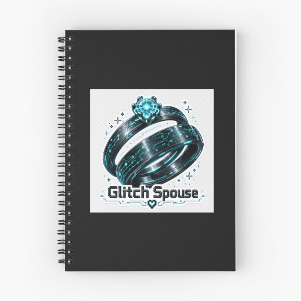 Item preview, Glitch Spouse – Cyberpunk AI Wedding Ring designed and sold by GlitchWifie.