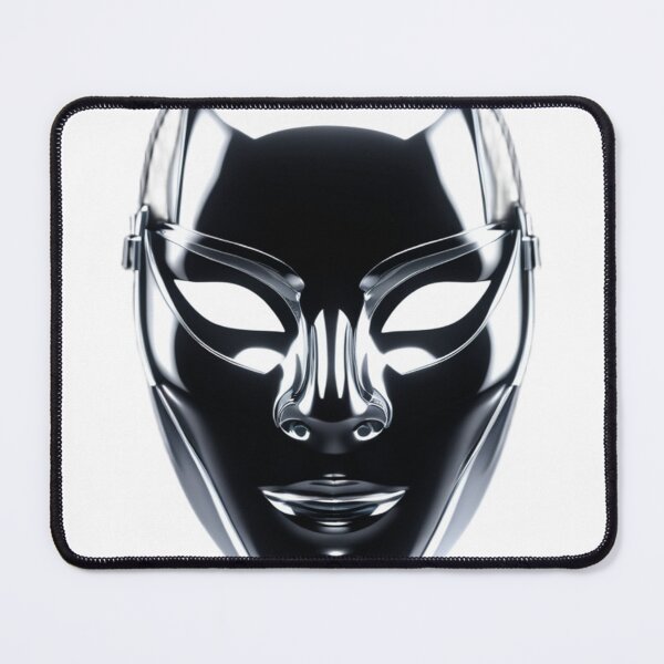Item preview, Mirror Chrome Mask | Dark Futuristic Face Design designed and sold by Memora405.