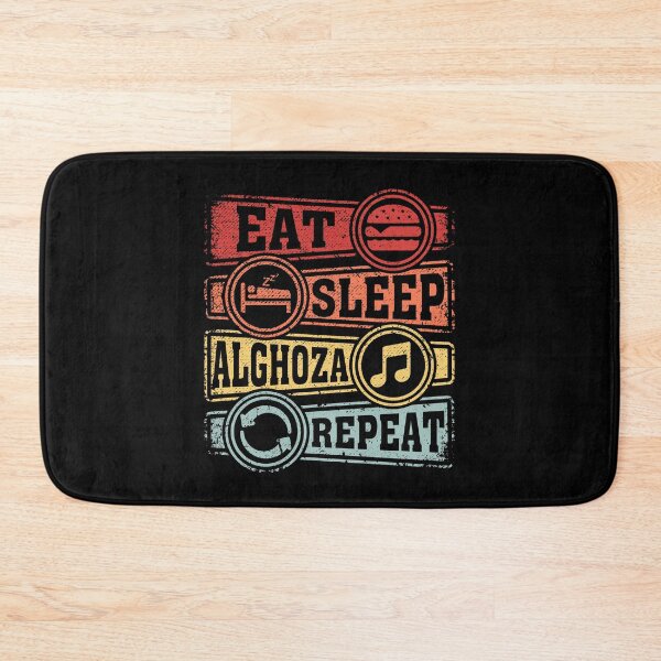 Item preview, Eat Sleep Alghoza Repeat designed and sold by GabbyKash.