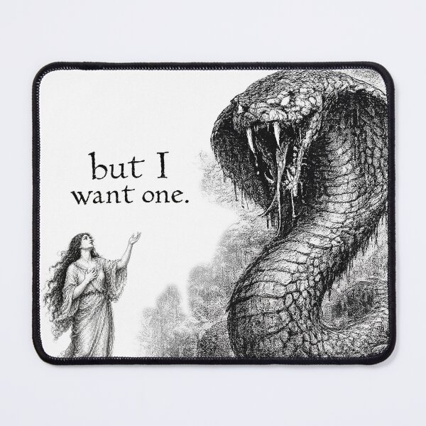 Item preview, I Want One: Death Snake - Black Text designed and sold by w1tchGrrl.