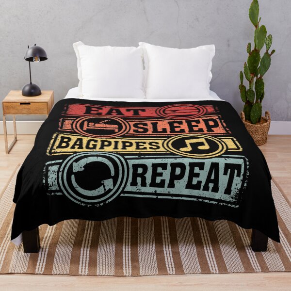 Item preview, Eat Sleep Bagpipes Repeat designed and sold by GabbyKash.