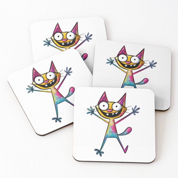 Item preview, Funny Cat Just Vibing designed and sold by Retro Whimsy.