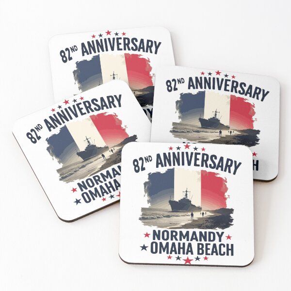 Item preview, Omaha Beach D-Day 82 nd Anniversary Honor History normandy  designed and sold by Oualid Art.