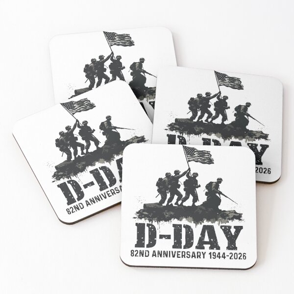 Item preview, Omaha Beach D-Day 82 nd Anniversary Honor History normandy  designed and sold by Oualid Art.
