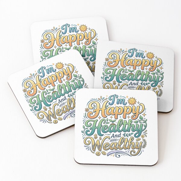 Item preview,  I'm Happy Healthy And Wealthy designed and sold by wgsproductline.