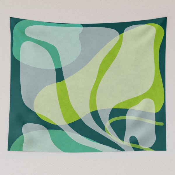 Item preview, Organic Flow Series No.3: Sage Rhythm designed and sold by Pretty Bird Studio.