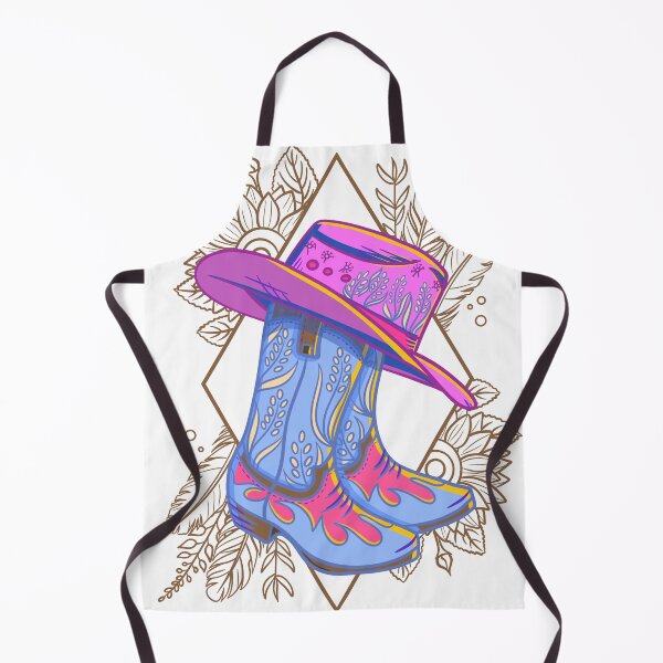 Item preview, Neon Cowgirl Hat in Boho Frame designed and sold by Miskobineshii.