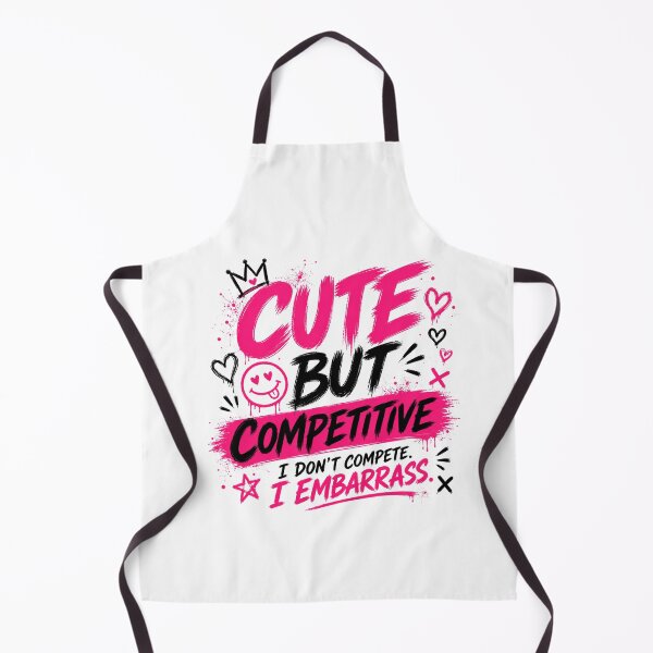 Item preview, Cute But Competitive Funny Gym Shirt designed and sold by StoryInCode.