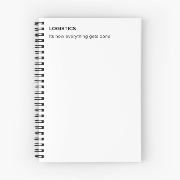 Item preview, Logistics, Its how everything gets done designed and sold by Taffs-Designs.