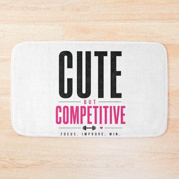 Item preview, Minimal Cute But Competitive Typography designed and sold by StoryInCode.