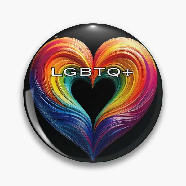 Item preview, RAINBOW HEART LGBTQ+ designed and sold by BIGPIX91011.