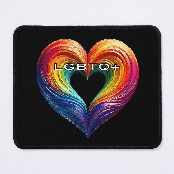 Item preview, RAINBOW HEART LGBTQ+ designed and sold by BIGPIX91011.