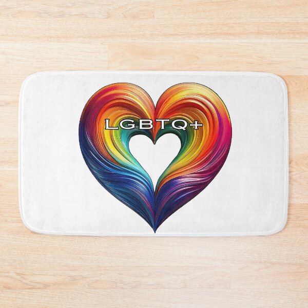 Item preview, RAINBOW HEART LGBTQ+ designed and sold by BIGPIX91011.