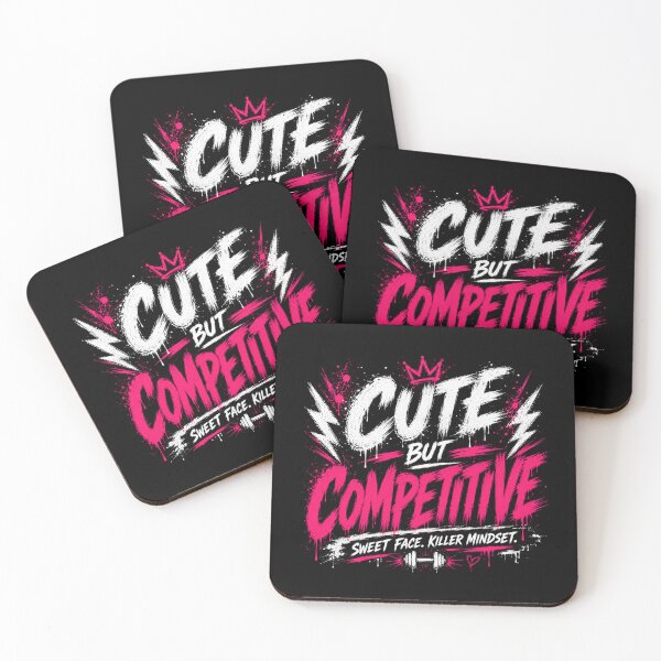 Item preview, Cute But Competitive Streetwear Gym Tee designed and sold by StoryInCode.