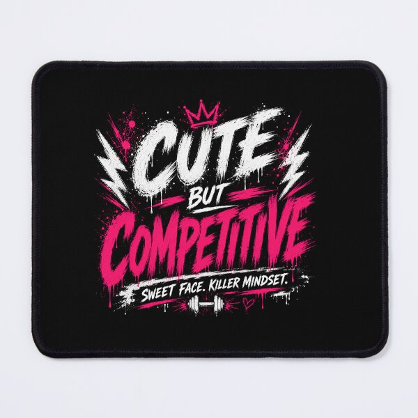 Item preview, Cute But Competitive Streetwear Gym Tee designed and sold by StoryInCode.