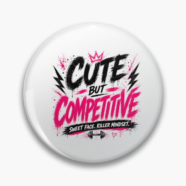 Item preview, Cute But Competitive Streetwear Gym Tee designed and sold by StoryInCode.