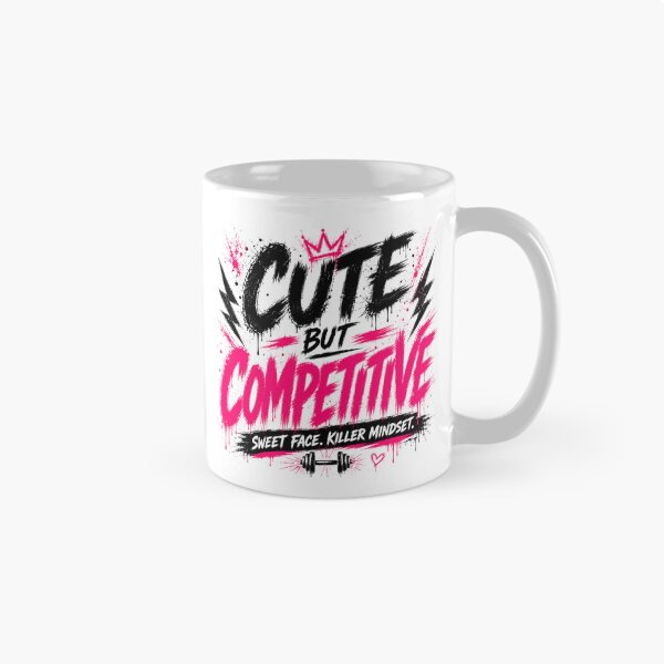 Aperçu de l'œuvre T-shirt de gym streetwear mignon mais compétitif créée et vendue par StoryInCode.