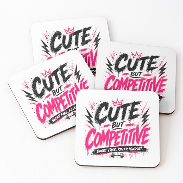 Item preview, Cute But Competitive Streetwear Gym Tee designed and sold by StoryInCode.