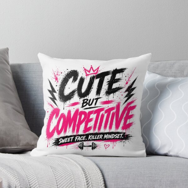 Item preview, Cute But Competitive Streetwear Gym Tee designed and sold by StoryInCode.