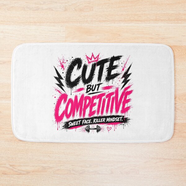 Item preview, Cute But Competitive Streetwear Gym Tee designed and sold by StoryInCode.
