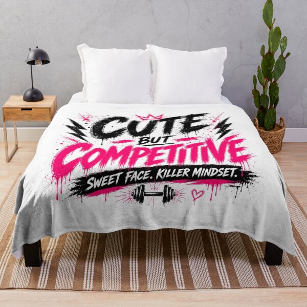 Item preview, Cute But Competitive Streetwear Gym Tee designed and sold by StoryInCode.