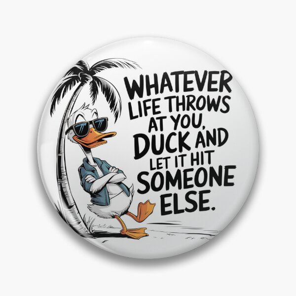 Item preview, Duck & Dodge – Funny Cool Duck Attitude T-Shirt designed and sold by Kdorsey2.