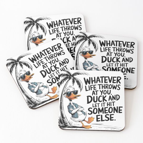 Item preview, Duck & Dodge – Funny Cool Duck Attitude T-Shirt designed and sold by Kdorsey2.