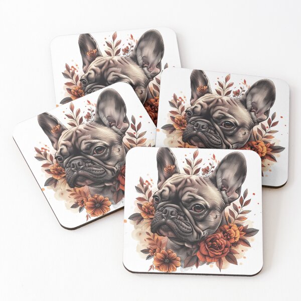 Item preview, French Bulldog puppy dog tattoo art designed and sold by MendaciousMina.