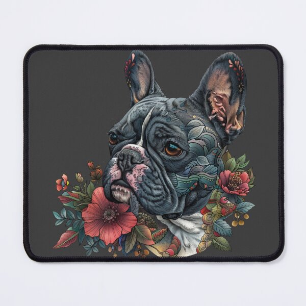 Item preview, French Bulldog puppy dog tattoo art designed and sold by MendaciousMina.