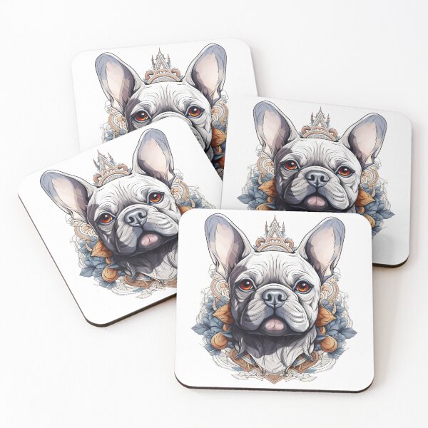 Item preview, French Bulldog puppy dog tattoo art designed and sold by MendaciousMina.