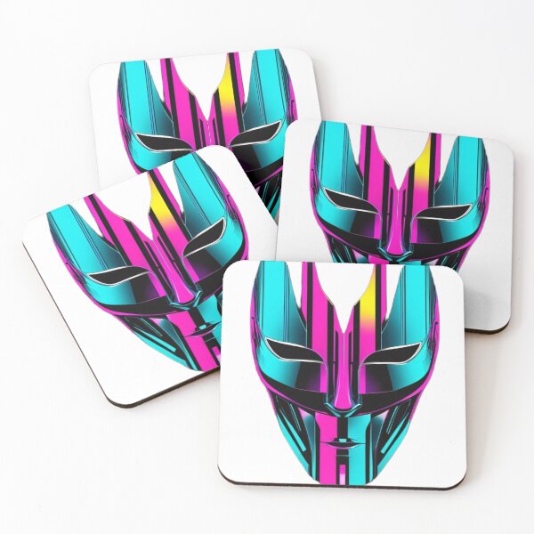 Item preview, V2 Cyber Blade Mask | Neon Futuristic Face Design designed and sold by Memora405.