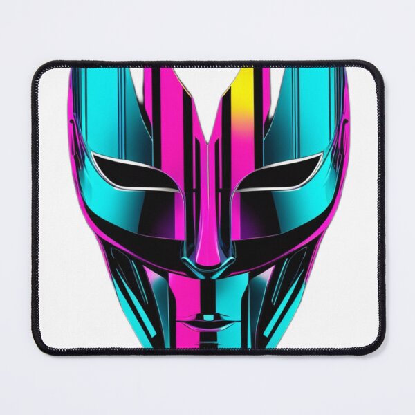 Item preview, V2 Cyber Blade Mask | Neon Futuristic Face Design designed and sold by Memora405.