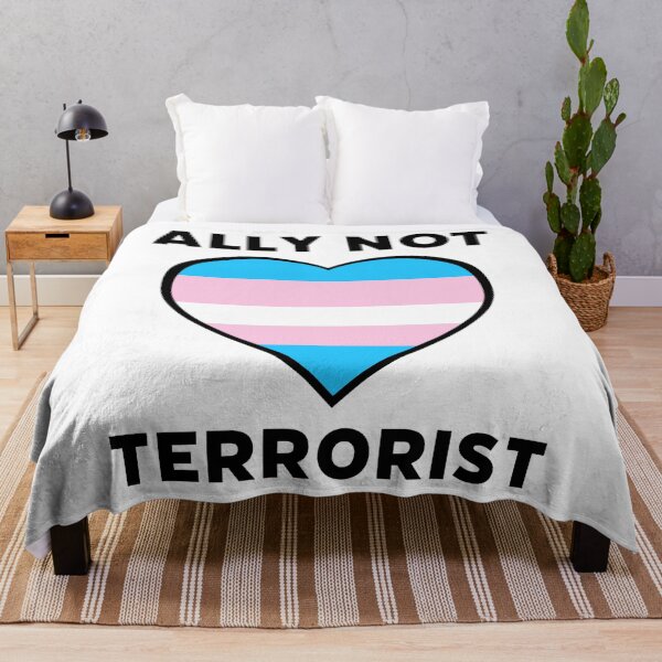 Item preview, Ally not terrorist  designed and sold by Rachel the Artist .